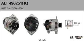 HQ ALF490251HQ - ALT NUEVO VALEO Type 12V 75Amp PR6