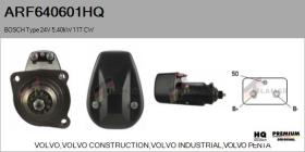 HQ ARF640601HQ - ARR NUEVO BOSCH Type 24V 5,40kW 11T CW