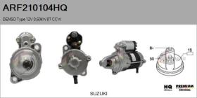 HQ ARF210104HQ - ARR NUEVO DENSO Type 12V 0,60kW 8T CCW