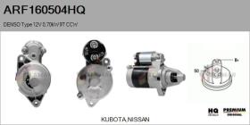 HQ ARF160504HQ - ARR NUEVO DENSO Type 12V 0,70kW 9T CCW