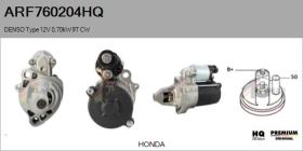 HQ ARF760204HQ - ARR NUEVO DENSO Type 12V 0,70kW 9T CW