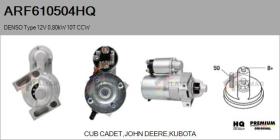 HQ ARF610504HQ - ARR NUEVO DENSO Type 12V 0,80kW 10T CCW