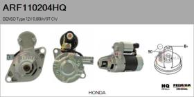 HQ ARF110204HQ - ARR NUEVO DENSO Type 12V 0,80kW 9T CW