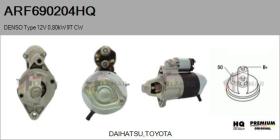 HQ ARF690204HQ - ARR NUEVO DENSO Type 12V 0,80kW 9T CW