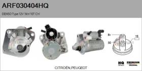 HQ ARF030404HQ - ARR NUEVO DENSO Type 12V 1,00kW 10T CW