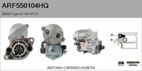 HQ ARF550104HQ - ARR NUEVO DENSO Type 12V 1,00kW 9T CW