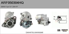 HQ ARF050304HQ - ARR NUEVO DENSO Type 12V 1,20kW 9T