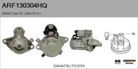 HQ ARF130304HQ - ARR NUEVO DENSO Type 12V 1,30kW 9T CW