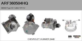 HQ ARF360504HQ - ARR NUEVO DENSO Type 12V 1,40kW 11T CCW