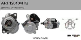 HQ ARF120104HQ - ARR NUEVO DENSO Type 12V 1,40kW 9T CW