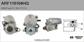 HQ ARF110104HQ - ARR NUEVO DENSO Type 12V 1,70kW 11T CCW