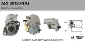 HQ ARF601204HQ - ARR NUEVO DENSO Type 12V 2,00kW 9T CW