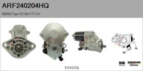 HQ ARF240204HQ - ARR NUEVO DENSO Type 12V 3,00kW