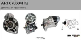 HQ ARF070604HQ - ARR NUEVO DENSO Type 24V 4,50kW 11T CCW