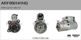 HQ ARF050141HQ - ARR NUEVO FORD Type 12V 1,40kW 12T