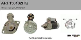 HQ ARF150102HQ - ARR NUEVO HITACHI Type 12V 0,80kW 9T CW