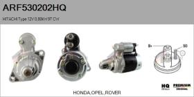 HQ ARF530202HQ - ARR NUEVO HITACHI Type 12V 0,80kW 9T CW