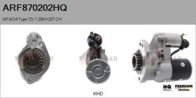 HQ ARF870202HQ - ARR NUEVO HITACHI Type 12V 1,20kW 20T CW