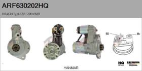 HQ ARF630202HQ - ARR NUEVO HITACHI Type 12V 1,20kW 8T