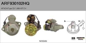 HQ ARF930102HQ - ARR NUEVO HITACHI Type 12V 1,40kW 8T CW