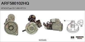 HQ ARF580102HQ - ARR NUEVO HITACHI Type 12V 1,40kW 9T CW