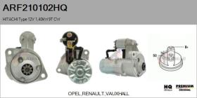 HQ ARF210102HQ - ARR NUEVO HITACHI Type 12V 1,40kW 9T CW