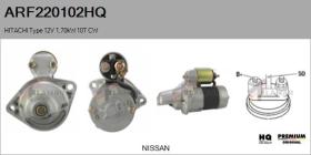 HQ ARF220102HQ - ARR NUEVO HITACHI Type 12V 1,70kW 10T CW