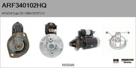 HQ ARF340102HQ - ARR NUEVO HITACHI Type 12V 1,80kW 9/10T CW