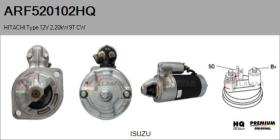 HQ ARF520102HQ - ARR NUEVO HITACHI Type 12V 2,20kW 9T CW