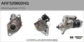 HQ ARF520602HQ - ARR NUEVO HITACHI Type 24V 4,00kW 11T