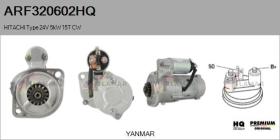 HQ ARF320602HQ - ARR NUEVO HITACHI Type 24V 5,00kW 15T CW