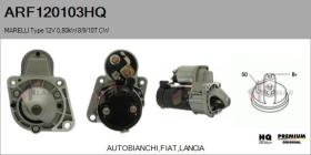 HQ ARF120103HQ - ARR NUEVO MARELLI Type 12V 0,80kW 8/9T CW