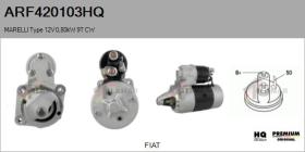 HQ ARF420103HQ - ARR NUEVO MARELLI Type 12V 0,80kW 9T CW