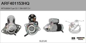 HQ ARF401153HQ - ARR NUEVO MITSUBISHI Type 12V 1,10kW 8/9T CW