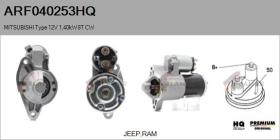 HQ ARF040253HQ - ARR NUEVO MITSUBISHI Type 12V 1,40kW 10T