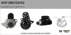 HQ ARF280153HQ - ARR NUEVO MITSUBISHI Type 12V 1,40kW 13T CW