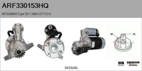 HQ ARF330153HQ - ARR NUEVO MITSUBISHI Type 12V 1,40kW 21T CCW