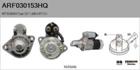 HQ ARF030153HQ - ARR NUEVO MITSUBISHI Type 12V 1,40kW 8T CW