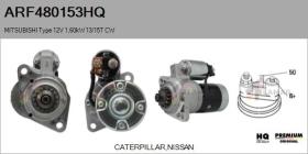 HQ ARF480153HQ - ARR NUEVO MITSUBISHI Type 12V 1,60kW 13/15T CW