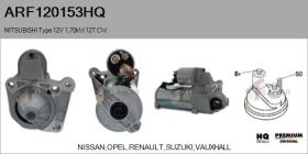 HQ ARF120153HQ - ARR NUEVO MITSUBISHI Type 12V 1,70kW 12T CW