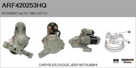 HQ ARF420253HQ - ARR NUEVO MITSUBISHI Type 12V 1,80kW 22T CW