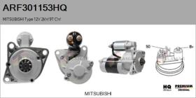 HQ ARF301153HQ - ARR NUEVO MITSUBISHI Type 12V 2,00kW 9T CW