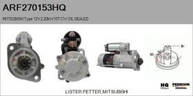 HQ ARF270153HQ - ARR NUEVO MITSUBISHI Type 12V 2,20kW 10T CW OIL SEALED