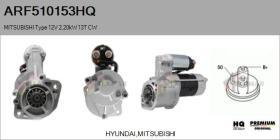 HQ ARF510153HQ - ARR NUEVO MITSUBISHI Type 12V 2,20kW 13T CW