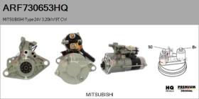 HQ ARF730653HQ - ARR NUEVO MITSUBISHI Type 24V 3,20kW 9T CW