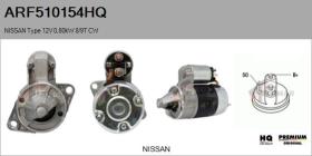 HQ ARF510154HQ - ARR NUEVO NISSAN Type 12V 0,80kW 8/9T CW