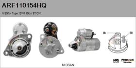 HQ ARF110154HQ - ARR NUEVO NISSAN Type 12V 0,90kW 8T CW