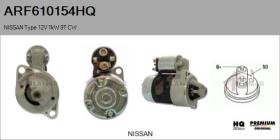 HQ ARF610154HQ - ARR NUEVO NISSAN Type 12V 1,00kW 9T CW