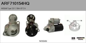 HQ ARF710154HQ - ARR NUEVO NISSAN Type 12V 1,10kW 8T CW