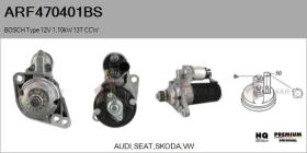 BOSCH ARF470401BS - ARR NUEVO ORIG. BOSCH Type 12V 1,10kW 13T CCW